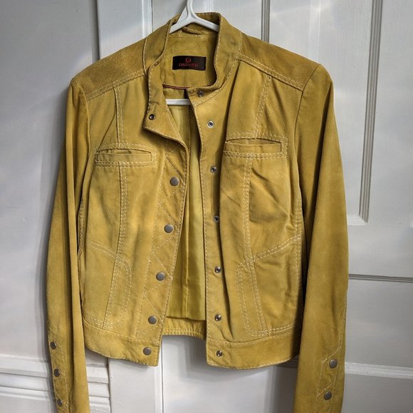Vintage Style Golden Suede Jacket - Picture 1 of 10